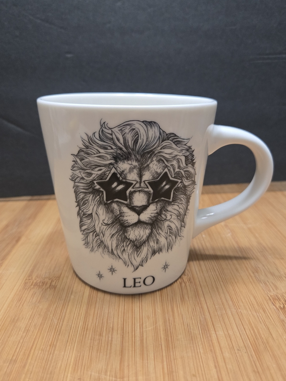 LEO Mug Williams Sonoma, Astrology Zodiac, courageous, energetic, creative